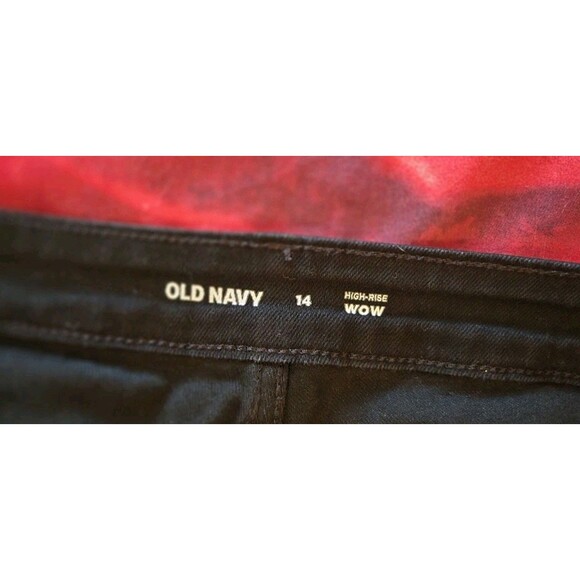 Old Navy Womens High Rise Wow HR Short Black Jack Jean Shorts Size 14 3" Plus Sz - Picture 5 of 12